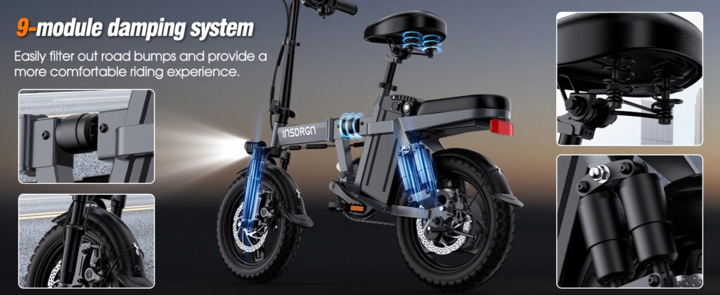 INSDRGN e-bike folding design for urban commuting
