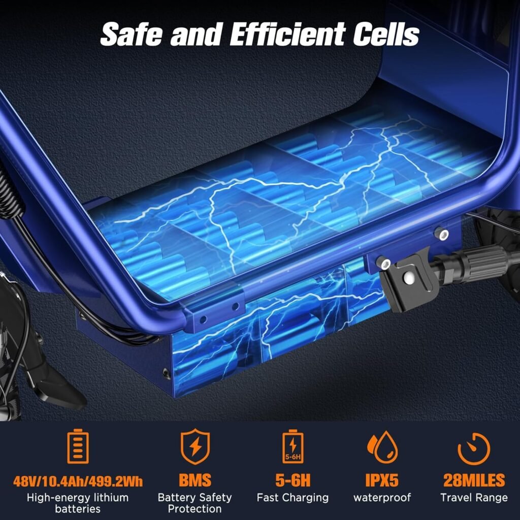 INSDRGN C14 electric scooter with seat and wide platform