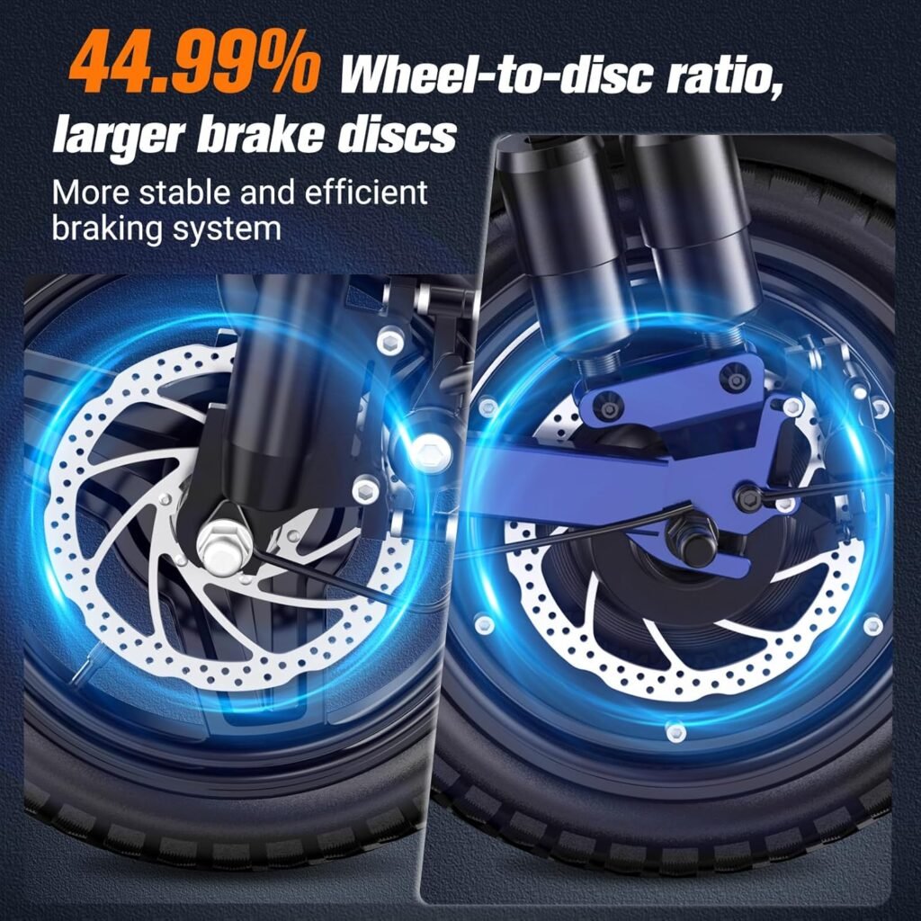 INSDRGN electric scooter with dual disc brakes and suspension