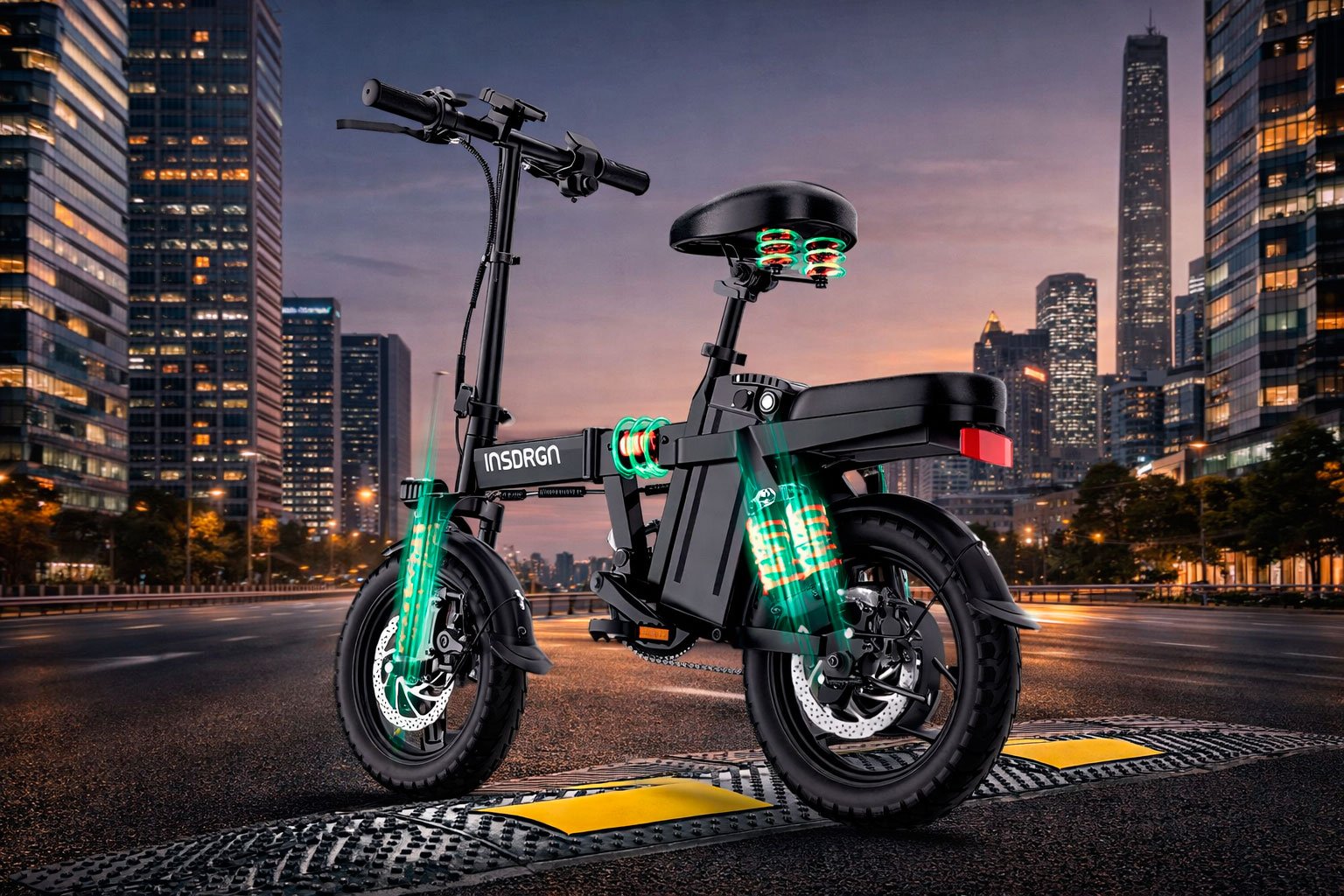 Buy INSDRGN 14 inch folding electric bike