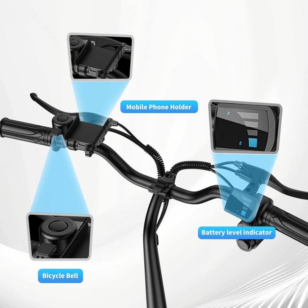 INSDRGN electric scooter for adults with mobile phone holder