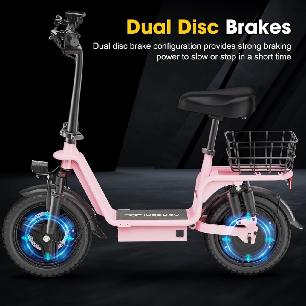 best INSDRGN electric scooter with dual disc brakes and suspension